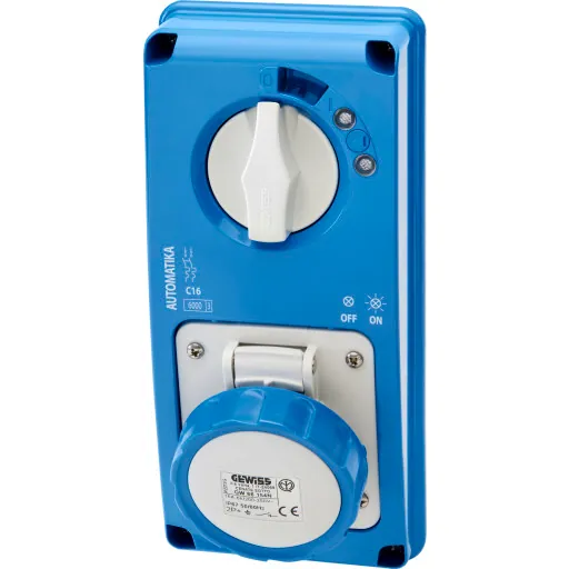 Gewiss CEE indbygningsstikkontakt 3P 16A 230V IP67
