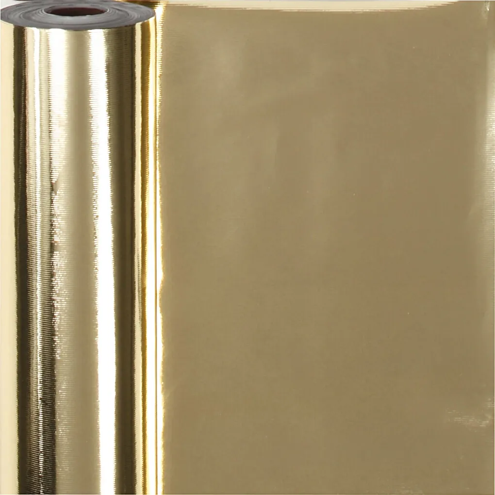 Gift Deco gavepapir Guld 50 cm