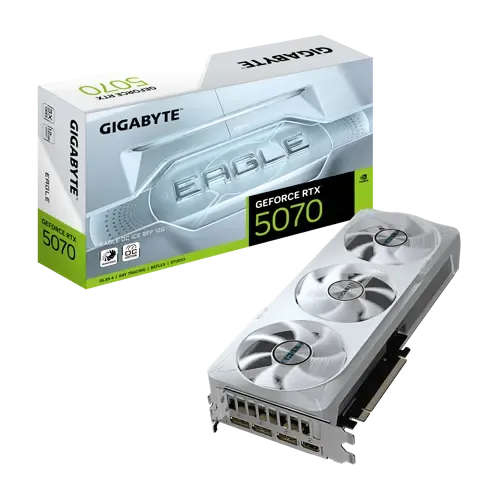 GIGABYTE GeForce RTX 5070 EAGLE OC ICE 12GB