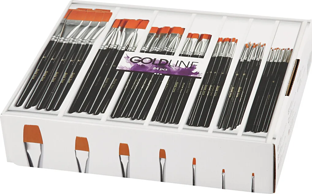 Gold Line Pensler Nr. 0+2+4+8+12+16+20