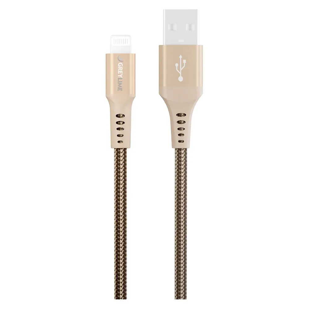GreyLime Braided USB-A til Lightning Kabel 0,5 m