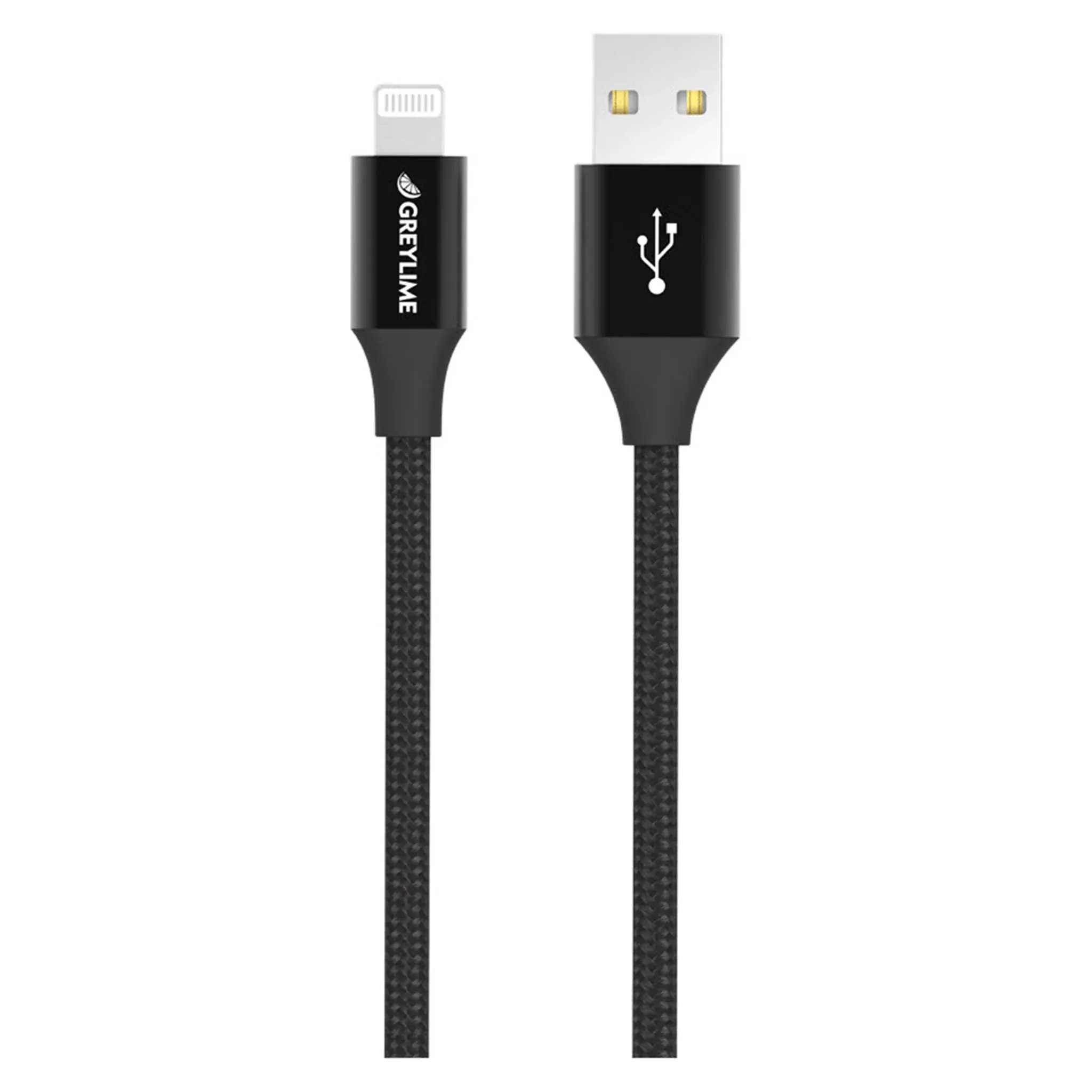 GreyLime Braided USB-A til MFi Lightning Kabel 2 m
