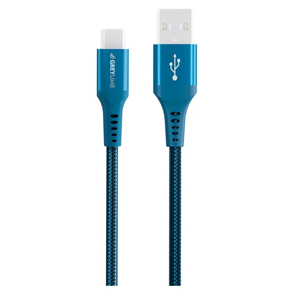 GreyLime Braided USB-A til USB-C Kabel 0.5 m