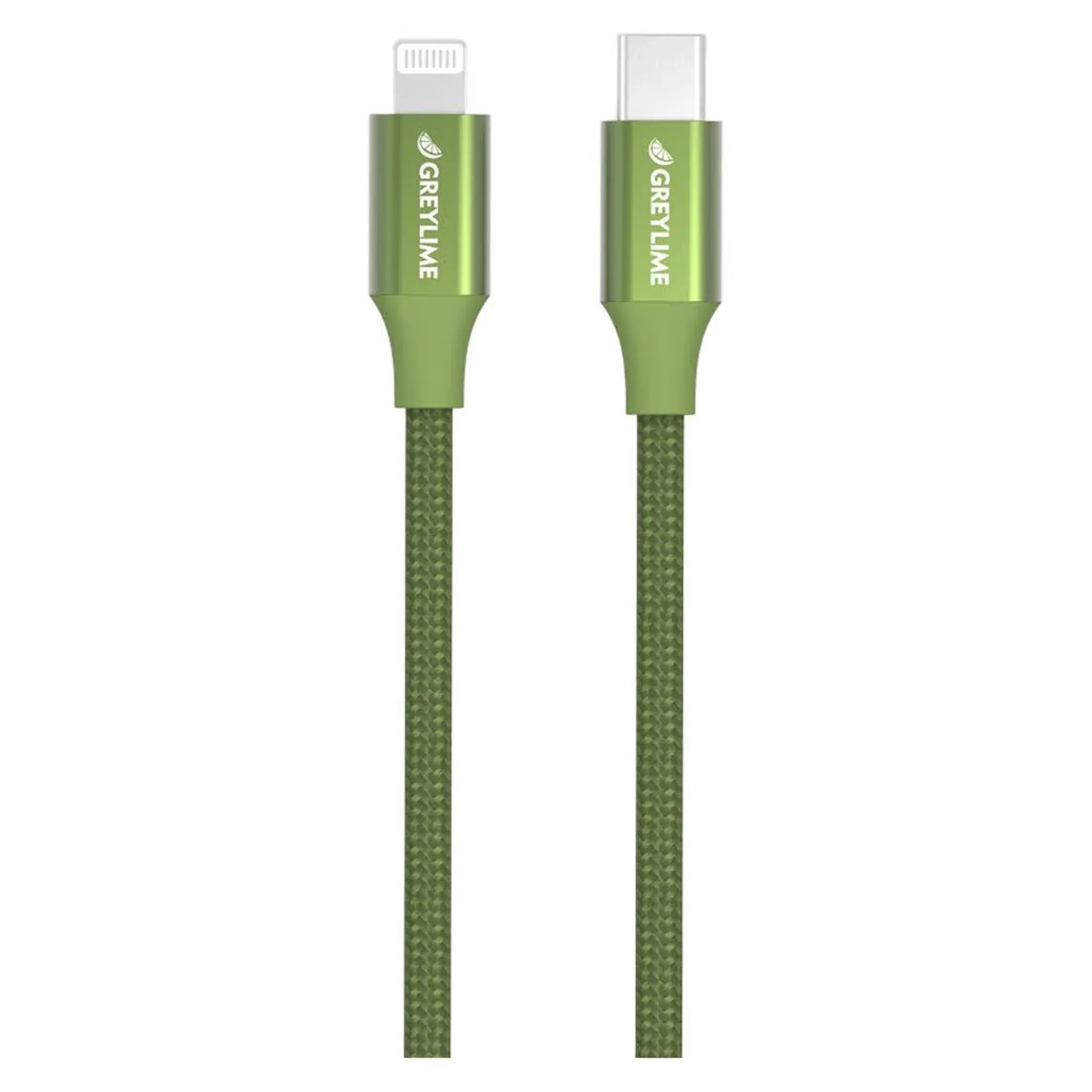 GreyLime Braided USB-C til MFi Lightning Kabel