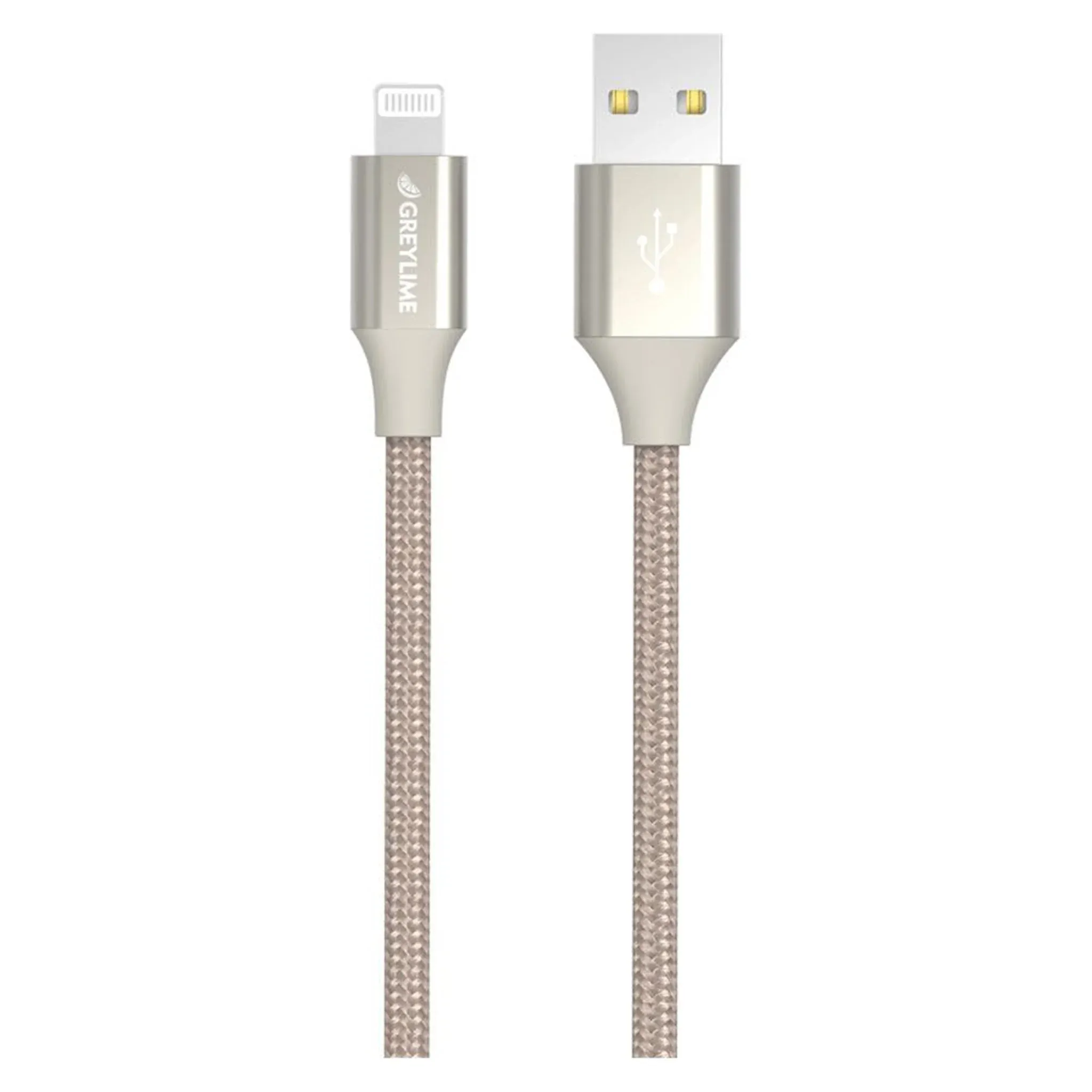 GreyLime USB-A til MFi Lightning Kabel Beige 2 m