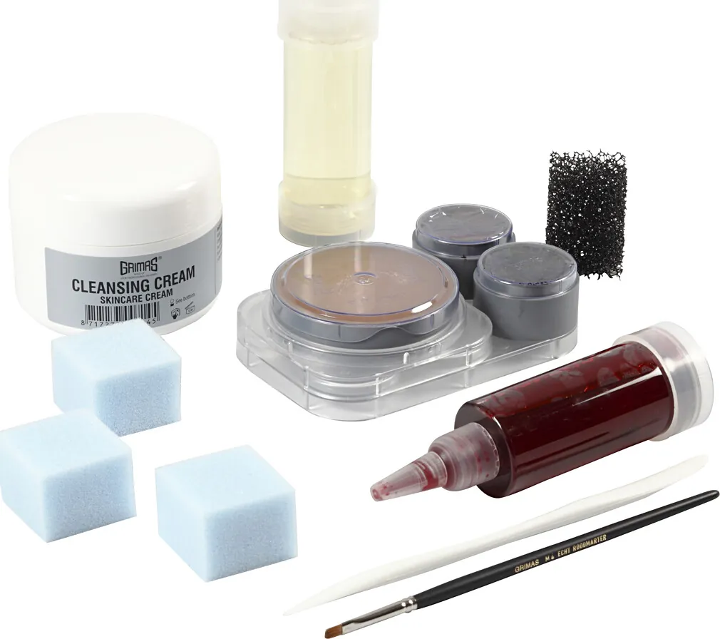 Grimas Ansigtsmaling Sår Sæt