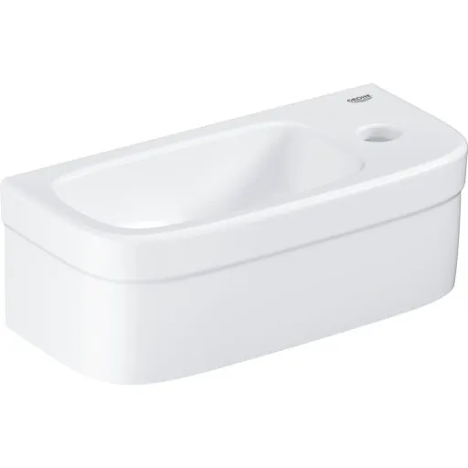 Grohe Euro Ceramic håndvask 37x18 cm højre hvid