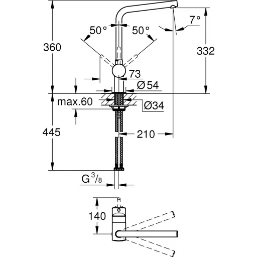 Grohe Minta Køkkenarmatur