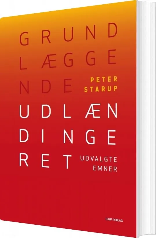 Grundlæggende Udlændingeret Af Peter Starup