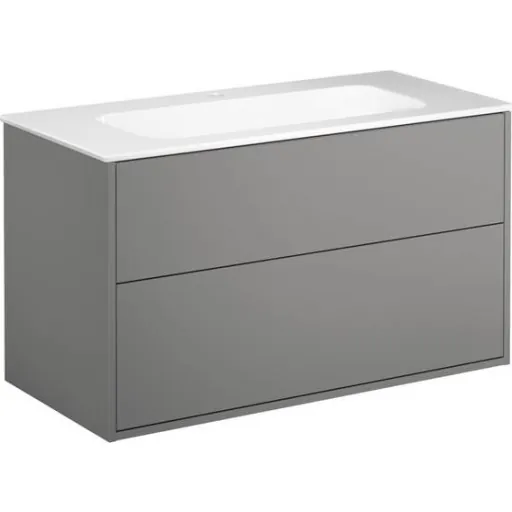 Gustavsberg Artic møbelpakke 100x47 cm grå/hvid