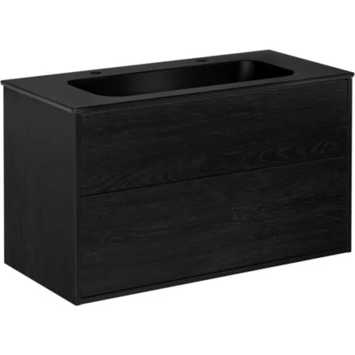 Gustavsberg Artic møbelpakke 100x47 cm sort ask/sort