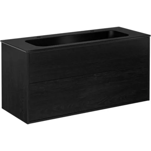 Gustavsberg Artic møbelpakke 120x47 cm sort ask/sort