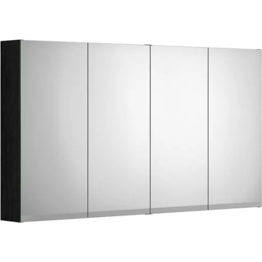 Gustavsberg Artic spejlskab 118,8x66,2 cm sort ask