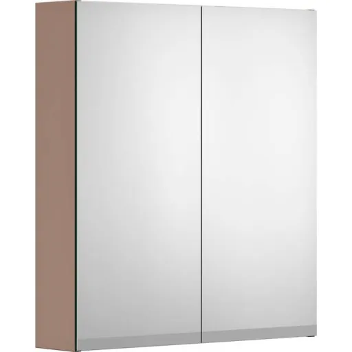 Gustavsberg Artic spejlskab med lys 59,4x66,2 cm rosa