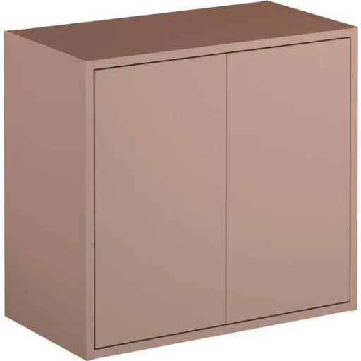 Gustavsberg Artic vægskab 59,5x55 cm lyserød