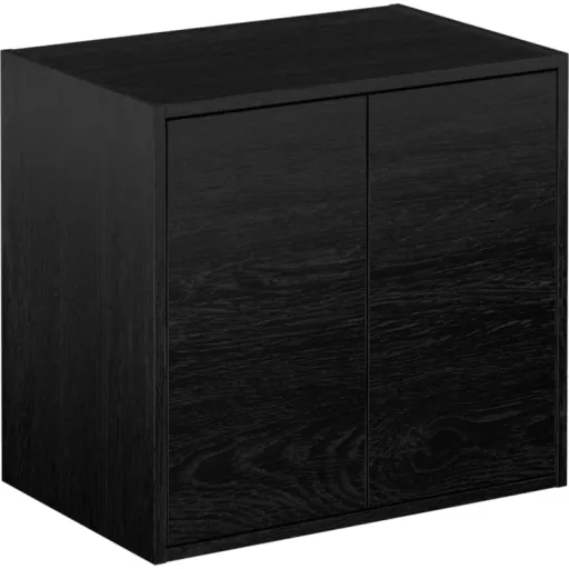 Gustavsberg Artic vægskab 59,5x55 cm sort ask