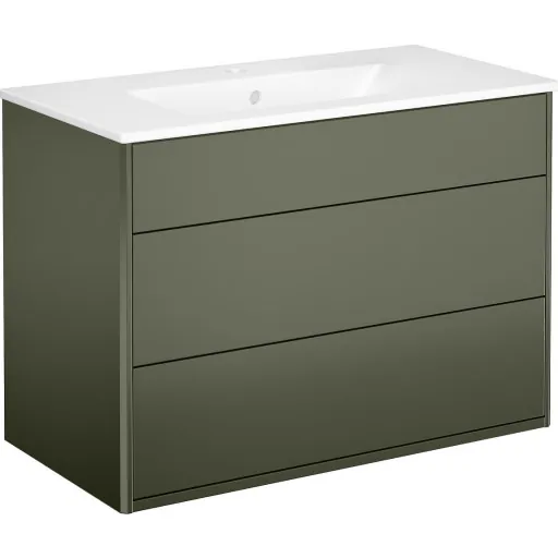 Gustavsberg Graphic møbelpakke 80x41 cm grøn
