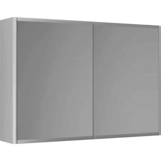 Gustavsberg Graphic spejlskab 80x55 cm grå