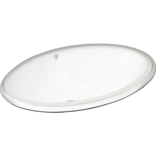 Gustavsberg Oval håndvask 57x35 cm hvid