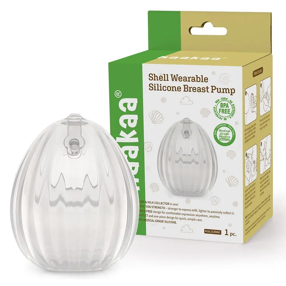 Haakaa Shell Silikone Brystpumpe 75ml