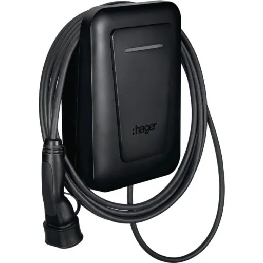 Hager ladeboks med fastgjort kabel, 11kW