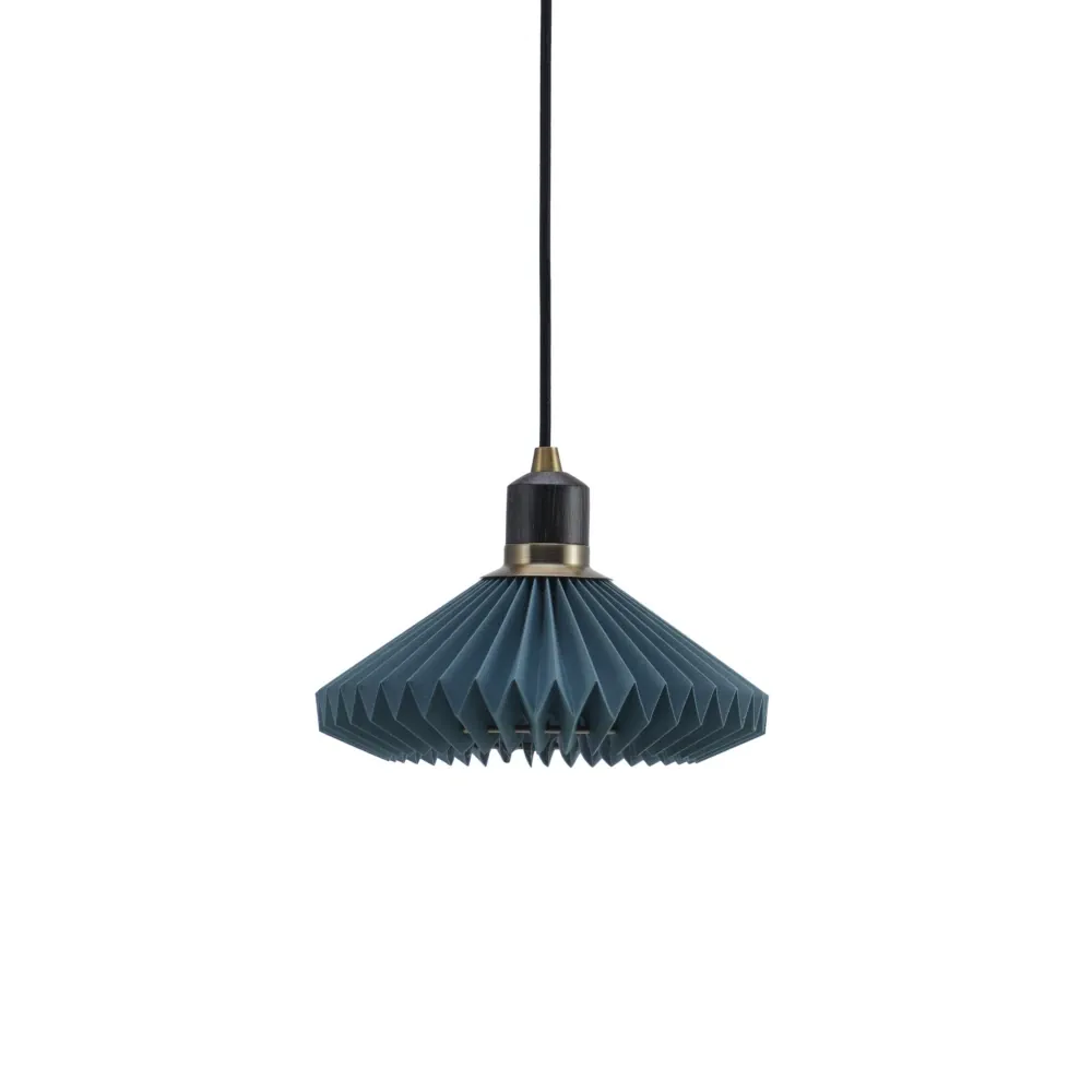 Halo Design Paris pendel, blå, Ø24 cm