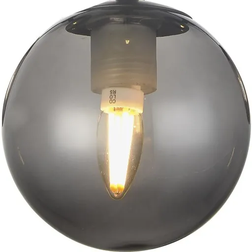 Halo Design reserveglas Atom Ø12,5 cm røgfarvet