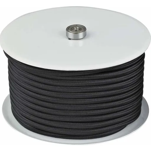 Halo Design stofledning sort 25 meter