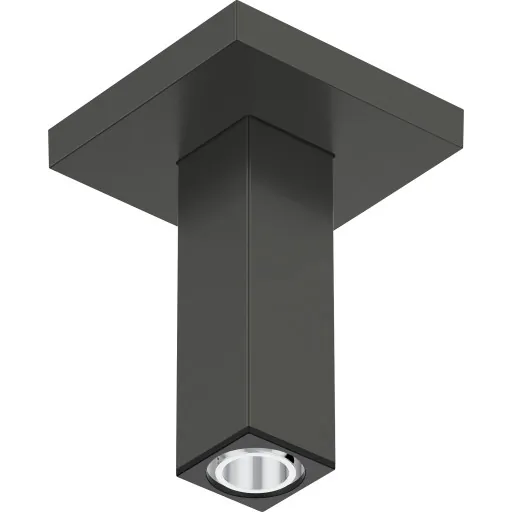 Hansgrohe brusearm 10 cm børstet sort krom