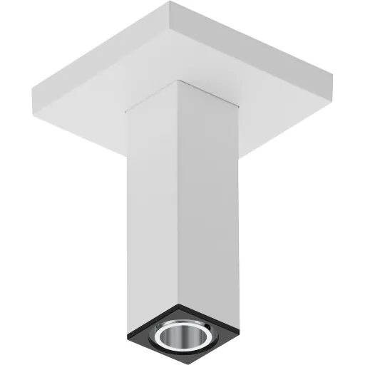 Hansgrohe brusearm 10 cm mat hvid