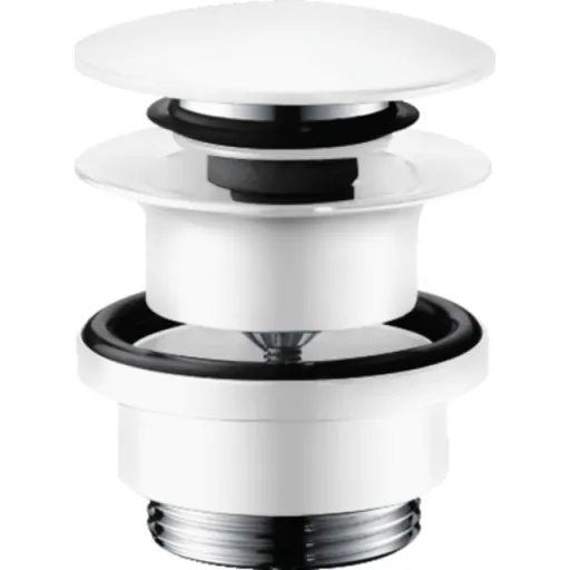 Hansgrohe bundventil push-open mat hvid
