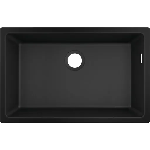 Hansgrohe køkkenvask 71x45 cm sort