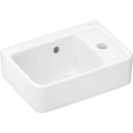 Hansgrohe Xanuia Q håndvask 36x25 cm højre hvid