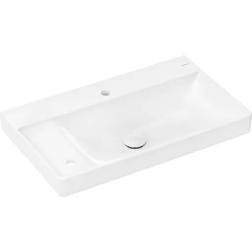 Hansgrohe Xelu Q håndvask 80x48 cm venstre hvid