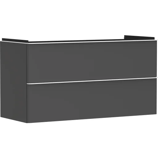 Hansgrohe Xelu Q underskab 118x47,5 cm mat grå