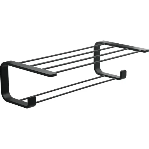 Hefe Outline hylde 50x26 cm mat sort