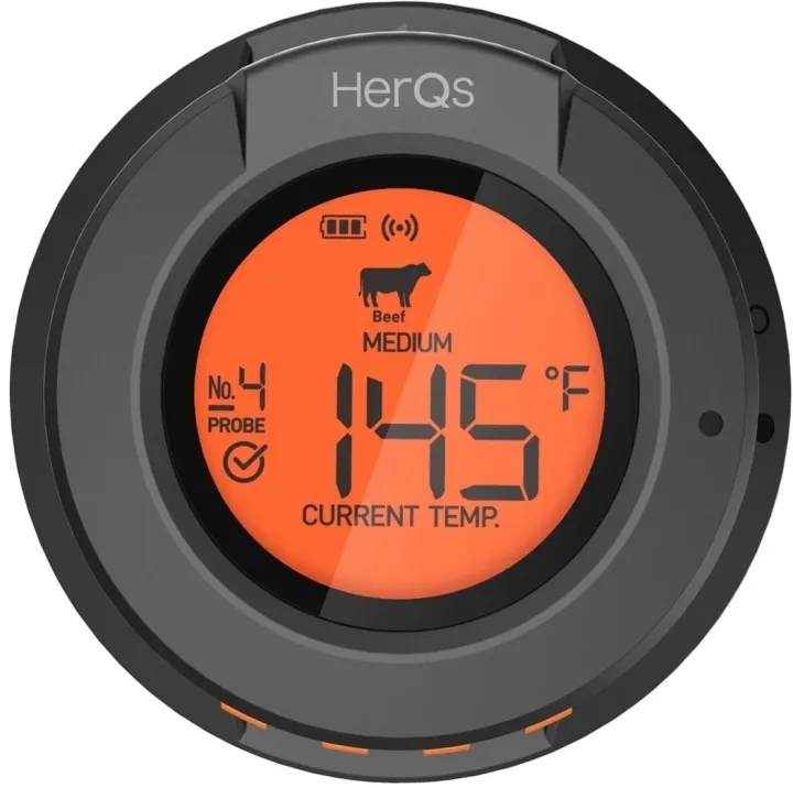 HerQs Dome, stegetermometer med trådløs display, appstyret