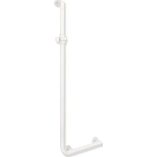 Hewi 900 L støttegreb/brusestang, 45x125 cm, højre, mat hvid