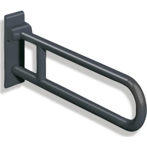 Hewi Serie 801 armstøtte, 75 cm, antracit
