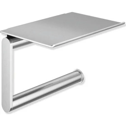 Hewi toiletrulleholder, børstet stål