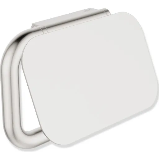Hewi toiletrulleholder, børstet stål