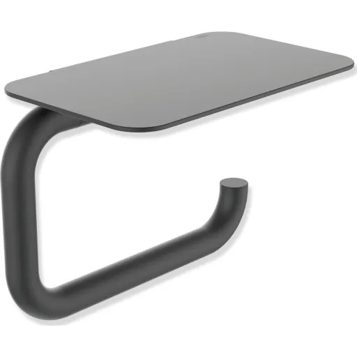 Hewi toiletrulleholder, sort