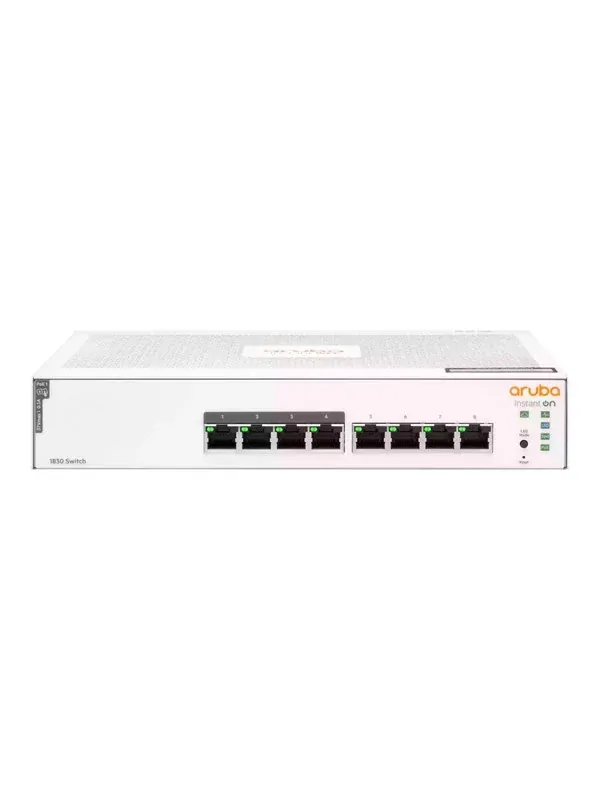 Hewlett Packard Enterprise Aruba Instant On 1830 8G 4p Class4 PoE 65W Switch
