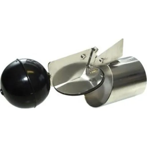 HF Hansen Tilbageløbsstop 160 mm rustfri stål