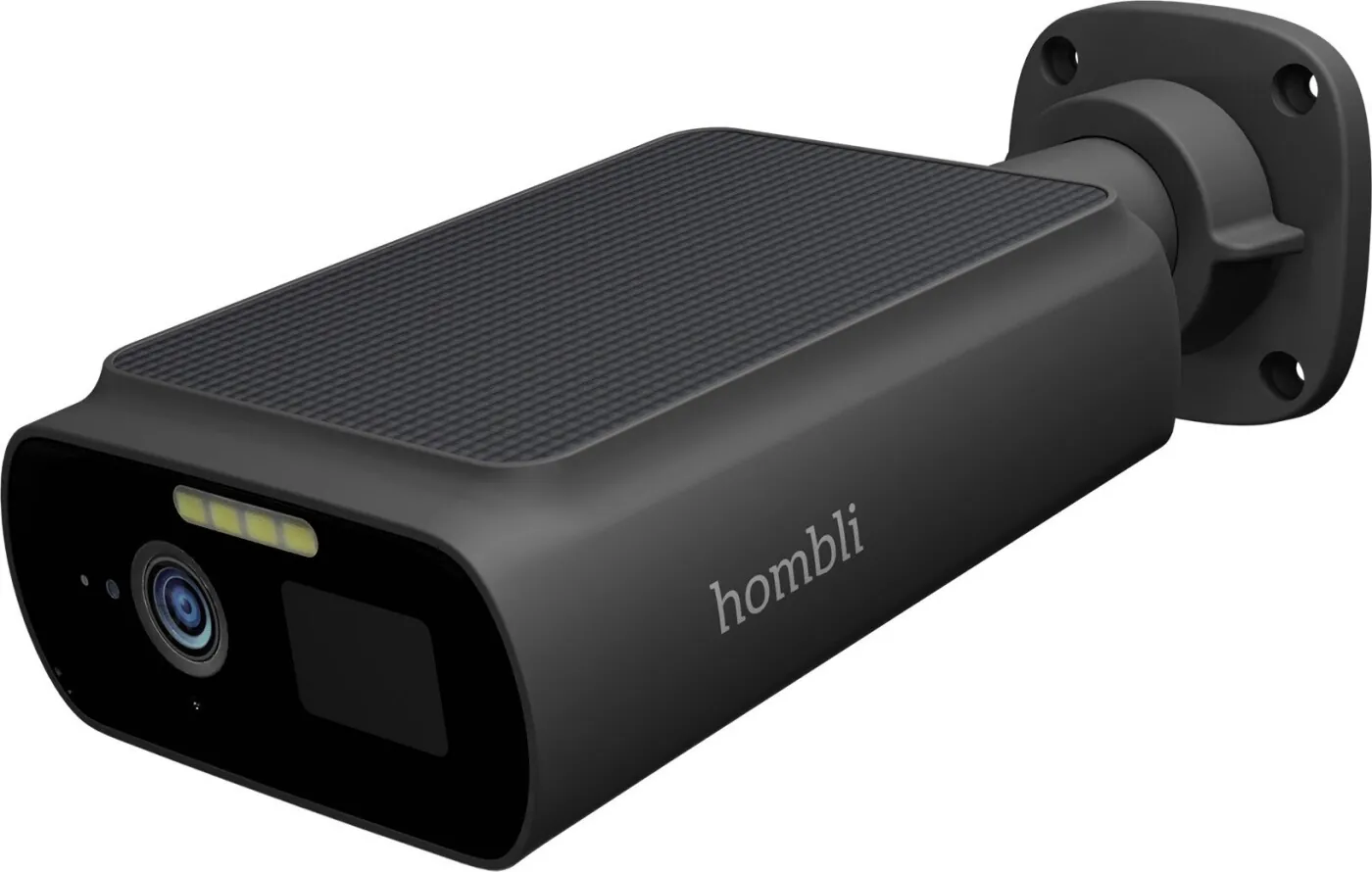 Hombli Smart Solar Cam 2k, Black