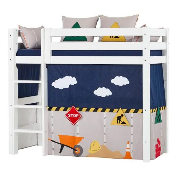 Hoppekids Forhæng til mellemhøj seng