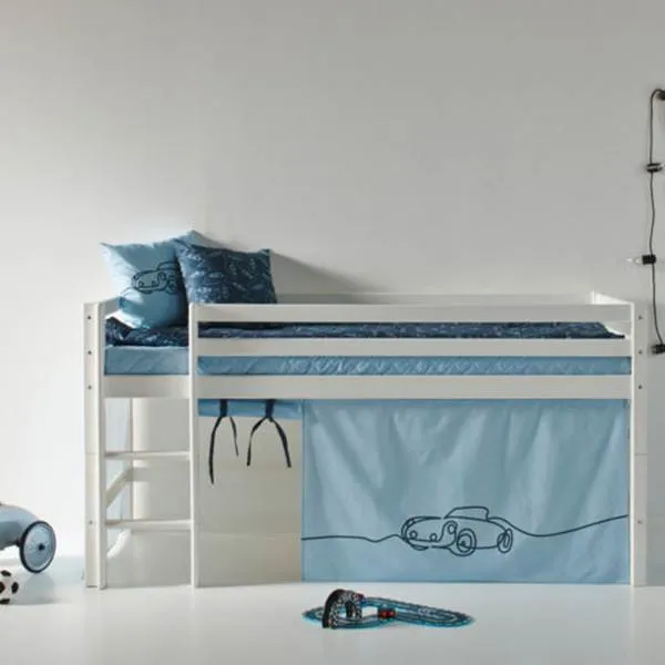 Hoppekids Forhæng til Seng, Cars 70x160 cm