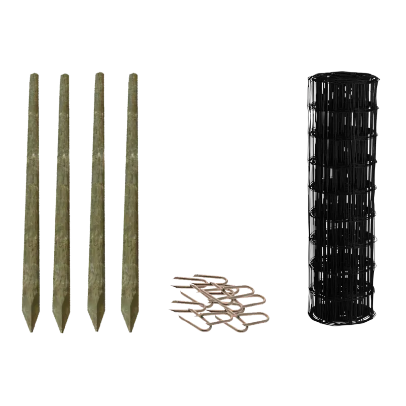 HORTUS Havehegnspakke 5x10 Sort