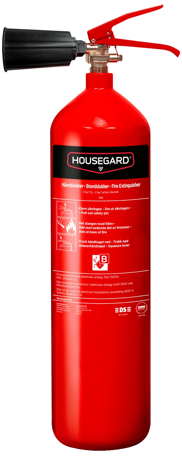 Housegard kulsyreslukker 2kg