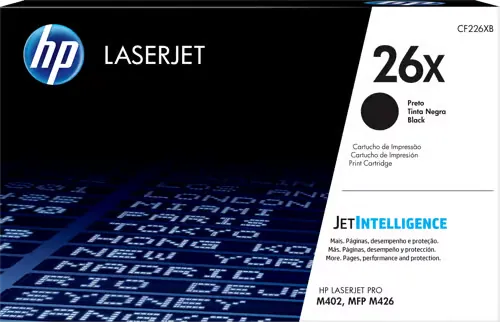 HP 26X Toner CF226X Sort